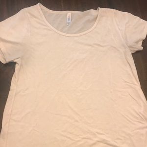 LuLaRoe XL Classic T VGUC Blush